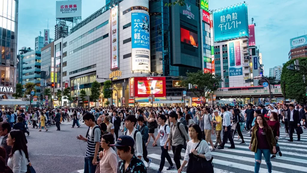احدى الشوارع في اليابان - الهجرة إلى اليابان 